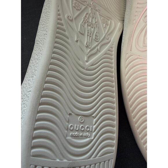 NEW AUTHENTIC Gucci Ace Embroidered Snake Sneakers Men Size 16.5 US Leather main image 8
